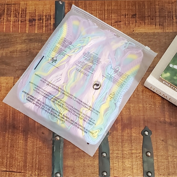 🌈 Rainbow Fringe Crocheted Bikini Top 🌈 - Picture 11 of 12